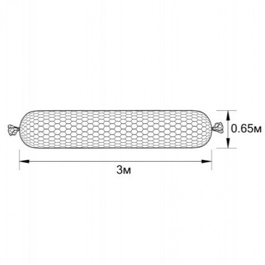 Габион ГСИ-Ц-3,0х0,65-С80-2,7-Ц в Липецк