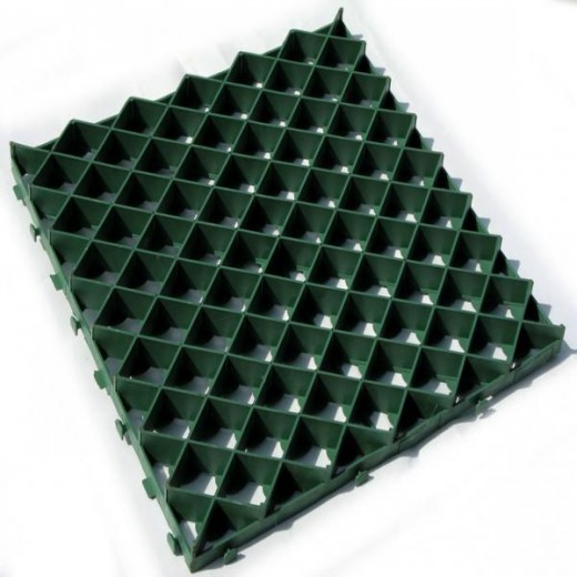 Решетка газонная Gidrolica Eco Pro РГ-60.60.4 - пластиковая черная в Липецк